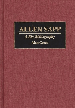 Hardcover Allen Sapp: A Bio-Bibliography Book