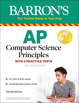 Paperback AP Computer Science Principles with 3 Practice Tests Book