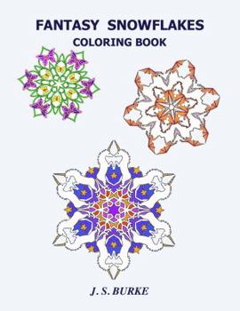 Paperback Fantasy Snowflakes Coloring Book