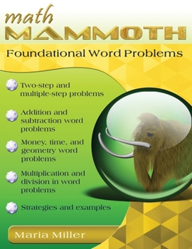 Paperback Math Mammoth Foundational Word Problems Book