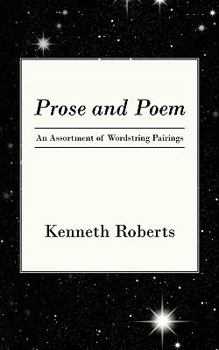 Paperback Prose and Poem: An Assortment of Wordstring Pairings Book