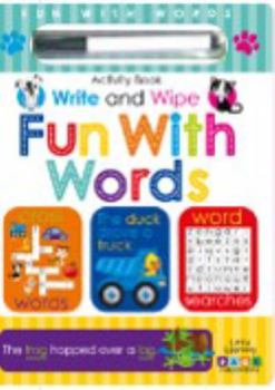 Hardcover Fun With Words - Write & Wipe Activity Kids Books - Childrens Books, Toddler Books Book