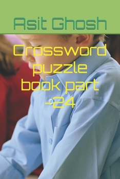 Paperback Crossword puzzle book part -24 Book