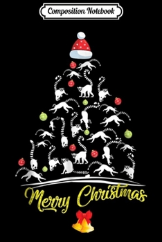 Composition Notebook: Christmas s Lemur Christmas Tree Xmas Funny Gift  Journal/Notebook Blank Lined Ruled 6x9 100 Pages
