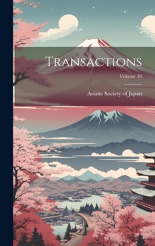Hardcover Transactions; Volume 20 Book