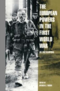 Hardcover The European Powers in the First World War: An Encyclopedia Book