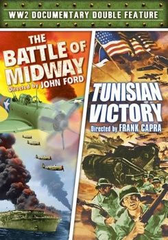 DVD World War II Documentary Double Feature: The Battle of Midway / Tunisian Victory Book