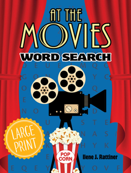 At the Movies Word Search (Large Print) (Dover Brain Games & Puzzles)