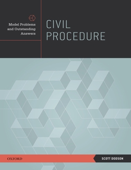 Paperback Civil Procedure: Model Problems and Outstanding Answers Book