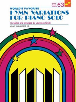 Paperback Hymn Variations for Piano Solo: World's Favorite Series #63 Book