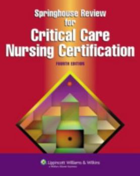 Paperback Springhouse Review for Critical Care Nursing Certification Book