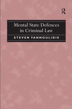 Paperback Mental State Defences in Criminal Law Book