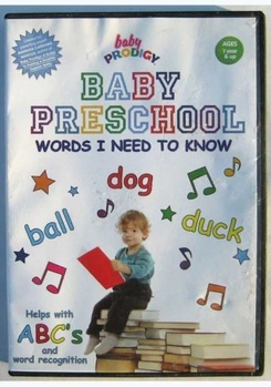 DVD Baby Preschool: Words I Need To Know Book