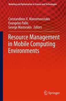 Hardcover Resource Management in Mobile Computing Environments Book
