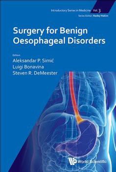 Hardcover Surgery for Benign Oesophageal Disorders Book