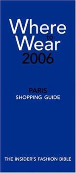 Paperback Where to Wear Paris Book