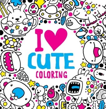 Paperback I Heart Cute Coloring Book