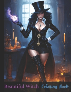 Beautiful Witch Coloring Book