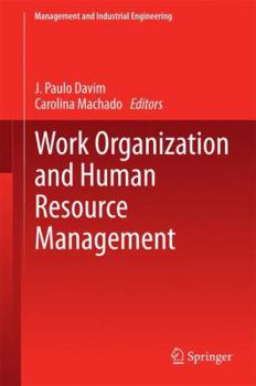 Hardcover Work Organization and Human Resource Management Book