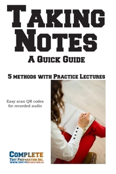 Paperback Taking Notes - A Quick Guide Book