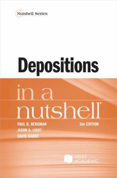 Paperback Depositions in a Nutshell (Nutshells) Book