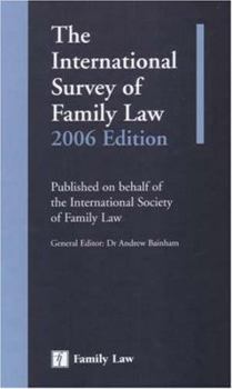 Hardcover International Survey of Family Law 2006 Book