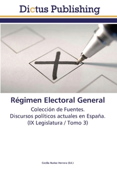 Paperback Régimen Electoral General [Spanish] Book