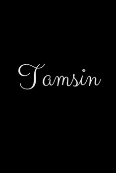 Paperback Tamsin: notebook with the name on the cover, elegant, discreet, official notebook for notes Book