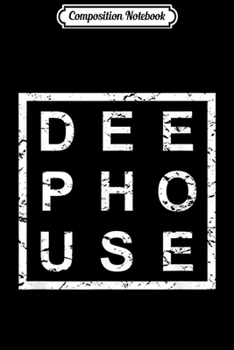 Paperback Composition Notebook: Stylish Deep House Journal/Notebook Blank Lined Ruled 6x9 100 Pages Book