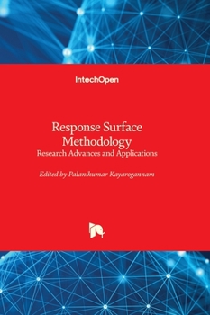 Hardcover Response Surface Methodology - Research Advances and Applications Book