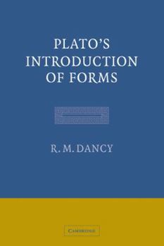 Paperback Plato's Introduction of Forms Book