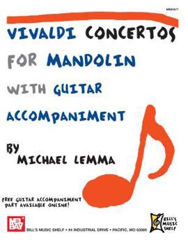 Paperback Vivaldi Concertos for Mandolin: With Guitar Accompaniment Book