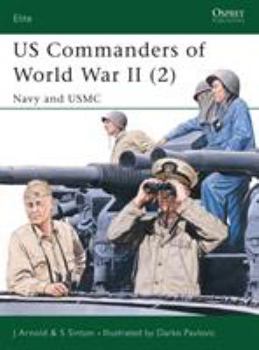Paperback Us Commanders of World War II (2): Navy and USMC Book