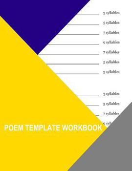 Paperback Poem Template Workbook: Septet Poem Book