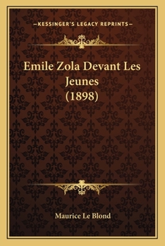 Paperback Emile Zola Devant Les Jeunes (1898) [French] Book