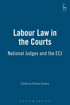Hardcover Labour Law in the Courts: National Judges and the Ecj Book