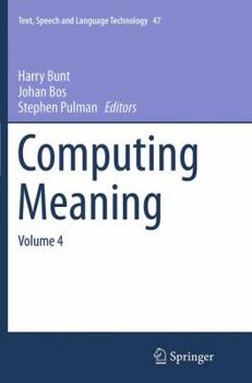 Paperback Computing Meaning: Volume 4 Book