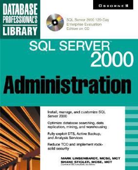 Paperback SQL Server 2000 Administration [With CDROM] Book