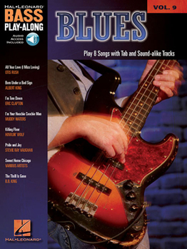 Paperback Blues Bass Play-Along - Volume 9 Book/Online Audio [With CD] Book
