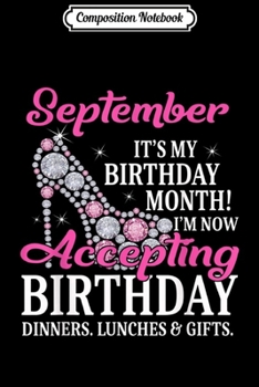Composition Notebook: September Girl It's Birthday Month Virgo Libra Zodiac  Journal/Notebook Blank Lined Ruled 6x9 100 Pages