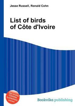 Paperback List of Birds of Cote d'Ivoire Book