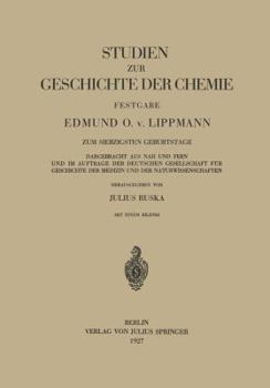 Paperback Studien Zur Geschichte Der Chemie Festgabe [German] Book