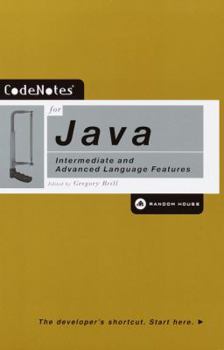 Paperback Codenotes for Java: Intermediate and Advanced Language Features Book