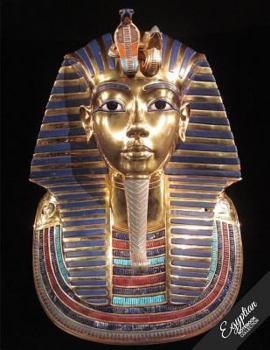 Egyptian Notebook Collection: Tutankhamun Pharaoh Gold, Journal/Diary, Wide Ruled, 100 Pages, 8.5 x 11, (Egyptian Art)