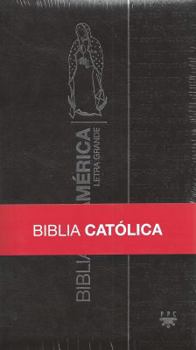 Hardcover Bible Of The Americas-OS-Virgin Mary Of Guadalupe Large Print [Spanish] [Large Print] Book