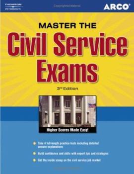 Paperback Master the Civil Service Exam, 3rd Edition Book