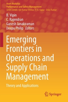 Paperback Emerging Frontiers in Operations and Supply Chain Management: Theory and Applications Book