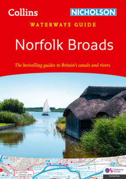Spiral-bound Collins Nicholson Waterways Guides - Norfolk Broads: Waterways Guide Book