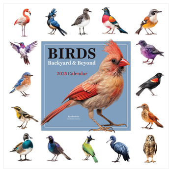 Calendar Cal 2025- Birds: Backyard and Beyond Wall Book