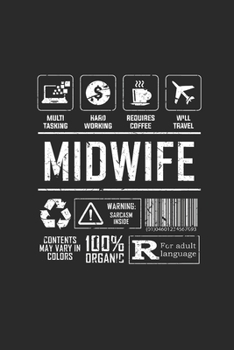 Midwife: Blank Lined Notebook (6" x 9" - 120 pages) ~ Midwives Notebook for Daily Journal, Diary, and Gift